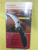 Lockback Knife Bear Claw