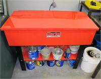 Clarke 40 Gallon parts washer with stand,