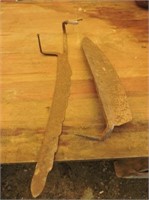 Pair of Antique Hay Knives