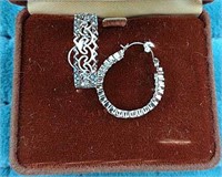 Sterling Silver Hoop Earrings