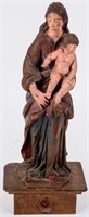 Antique Mexican or Italian Santos Mother and Child