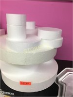 Round Styrofoam Cake Bases