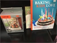 2 Cake Books & Flour Holder
