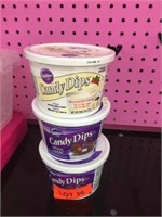 3 Tubs Of Candy Dips