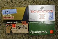 80 243 WINCHESTER ROUNDS ASSORTED MANUFACTURERS