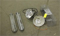 Live Trap, (2) Feeders and (2) Heat Lamps