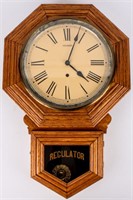 Sessions Regulator Wall Clock Drop Octagon
