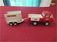 Toy truck and trailer