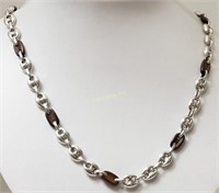 Sterling Silver & Wood Men's Chain Retail $600