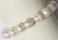 Freshwater Pearl Flexible Size Bracelet Retail $50