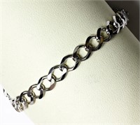 Sterling Silver Men's Bracelet Retail $200