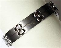 Titanium Staple Link Men's Bracelet Retail $120
