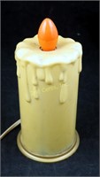 Mid Century 8" Celluloid Plastic Pillar Candle
