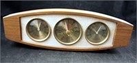 Vintage Mid Century Airguide Weather Desk Gauges