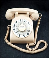Vintage Beige Western Electric Bell Dial Telephone