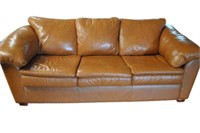 Buttery Soft Leather Center Sofa