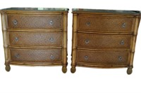2 Tommy Bahama Style Bachelor Chests