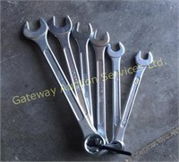 Open/ box end wrench set  1/2" - 13/16"  6 wrench