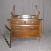 Glove Box Vanity Dresser-