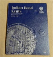 Indian Head Cent Partial Set in Folder.