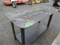 New/Unused HD 3X57 Welding Shop Table w/Shelf