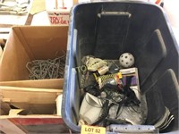 Plastic Totes & Contents