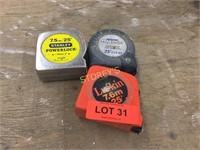 3 Measuring Tapes