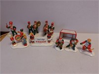 DEPT 56 Christmas BAND HOCKEY PARADE People Lot