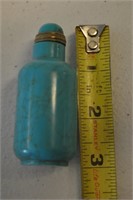 Rare Antique Asian Blue Snuff Bottle