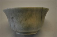 Antique Asian Green Stone Bowl