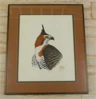 F.B. "Tony" Bennett Jr. Watercolor Bird Study.