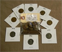 Wheat Penny Selection.