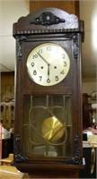 German Junghans Oak Cased Wall Clock.