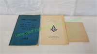 Vintage Kansas Masonic Booklets