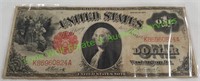 1917 Large Washington One Dollar Bill
