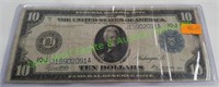 1913 Large Jackson Ten Dollar Bill