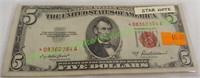 1953-A Five Dollar Star Note