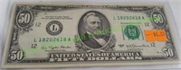 1977 Fifty Dollar Federal Reserve Note