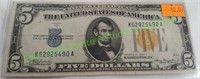 1934-A North Africa Five Dollar Silver Certificate