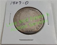 1907-O Barber Half Dollar