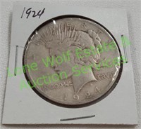 1924 Peace Dollar