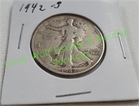 1942-S Walking Liberty Half Dollar