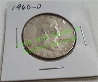 1960-D Franklin Half Dollar