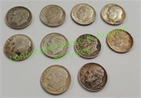 Ten (10) Roosevelt Dimes