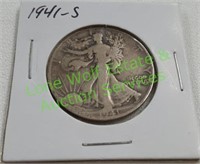 1941-S Walking Liberty Half Dollar