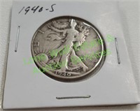 1940-S Walking Liberty Half Dollar