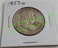 1957-D Franklin Half Dollar