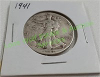 1941 Walking Liberty Half Dollar