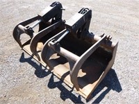 60" Skid Steer Grapple Bucket