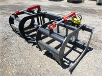 72" Skid Steer Root Grapple Bucket